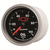 2-1/16" OIL PRESSURE, 0-100 PSI, GM BLACK